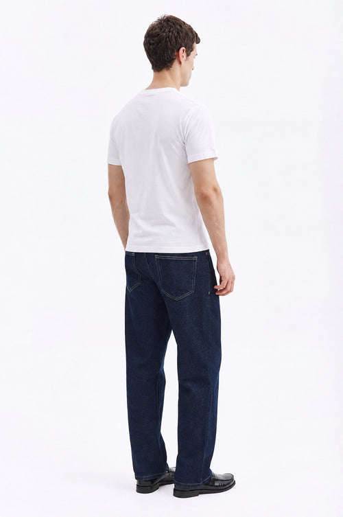SHORT SLEEVE REGULAR FIT WHITE T-SHIRT - 3