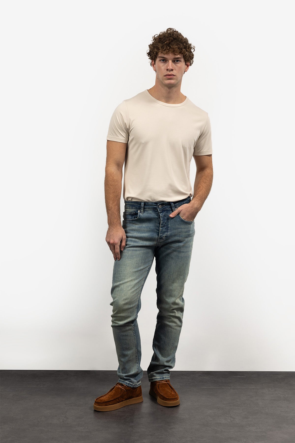 BASIC SLIM FIT JEAN - MAVİ - JEAN