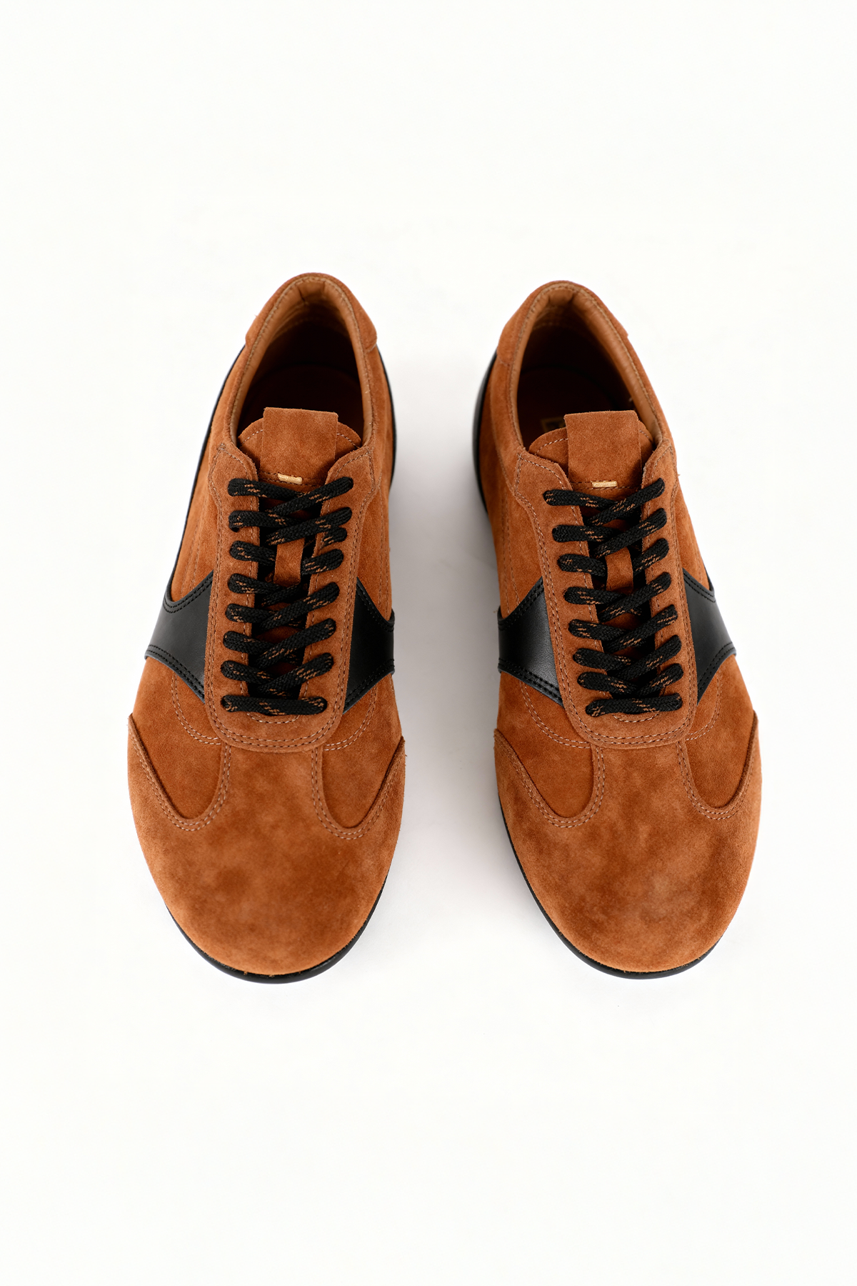 SPLIT LEATHER TAN SHOES