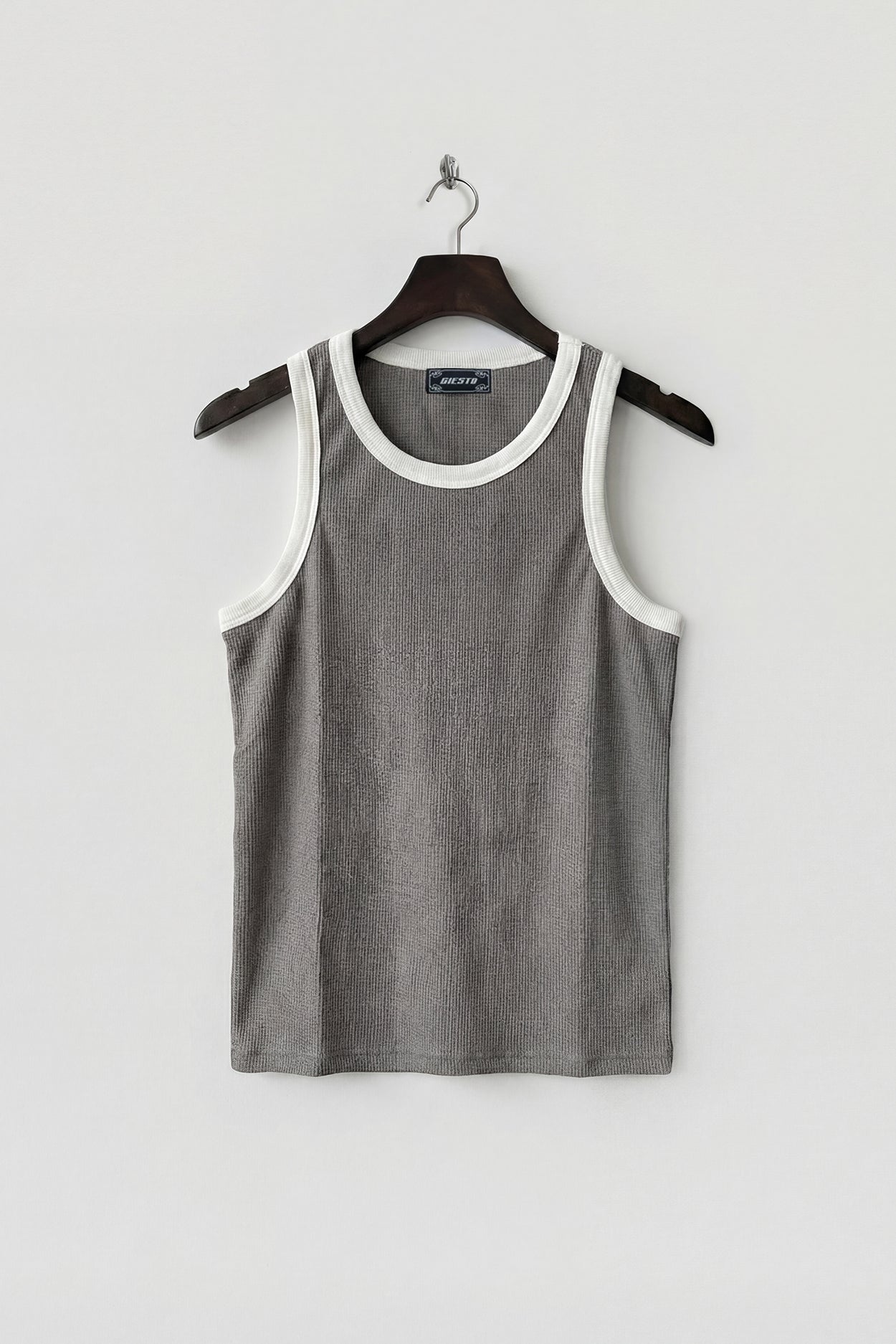 WAFFLE SLIM FIT VİZON ATLET