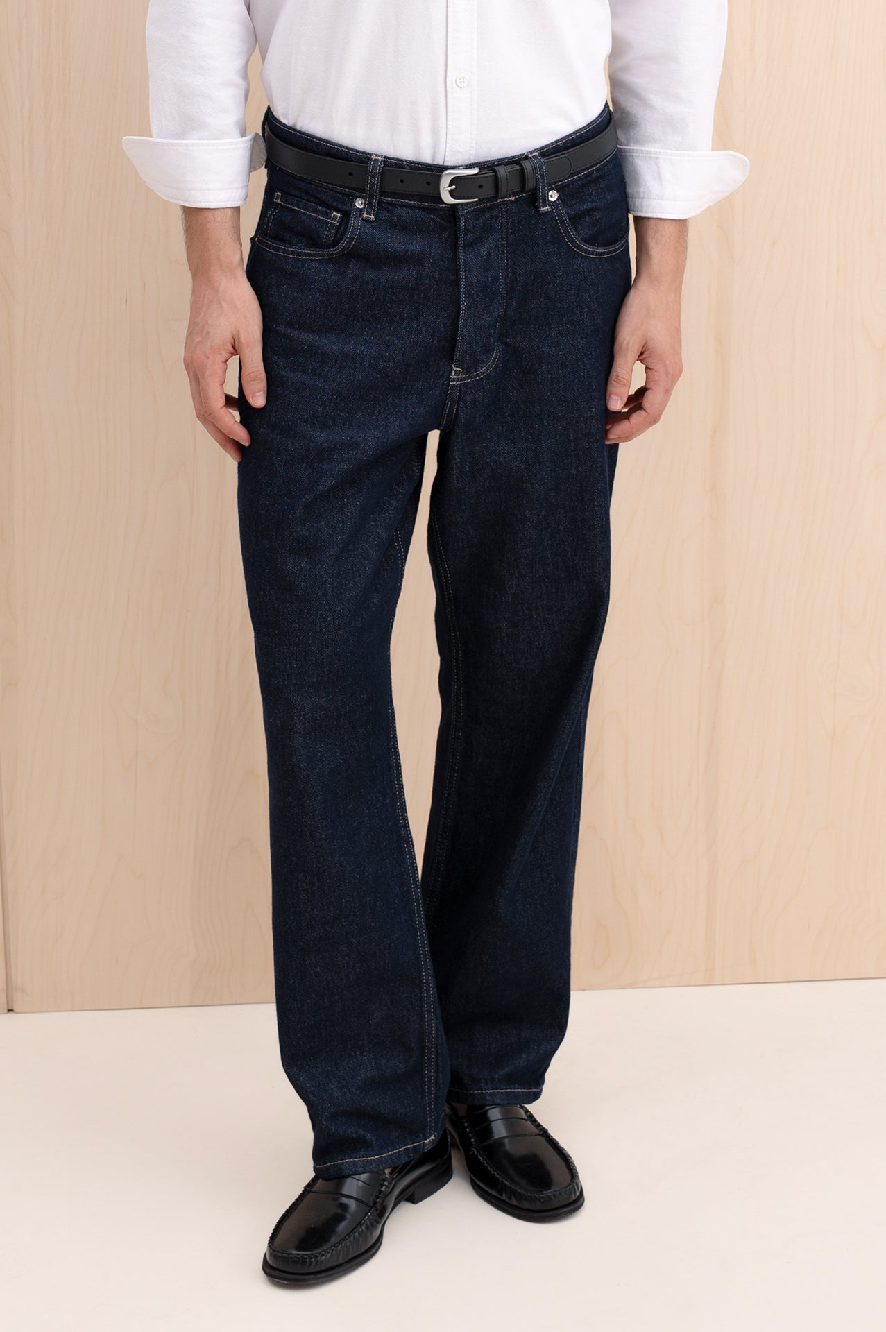 REGULAR FIT LACİVERT JEAN