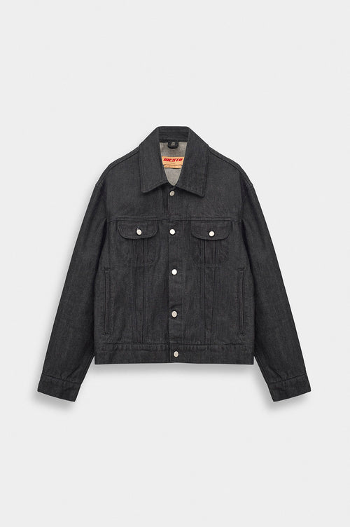 SALVAGE SİYAH DENIM CEKET - 1