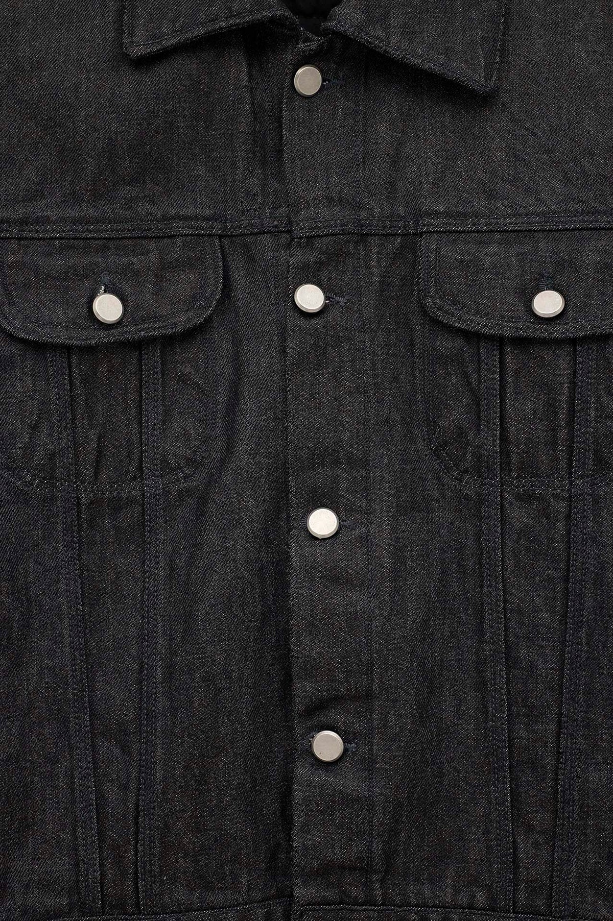 SALVAGE SİYAH DENIM CEKET - 2