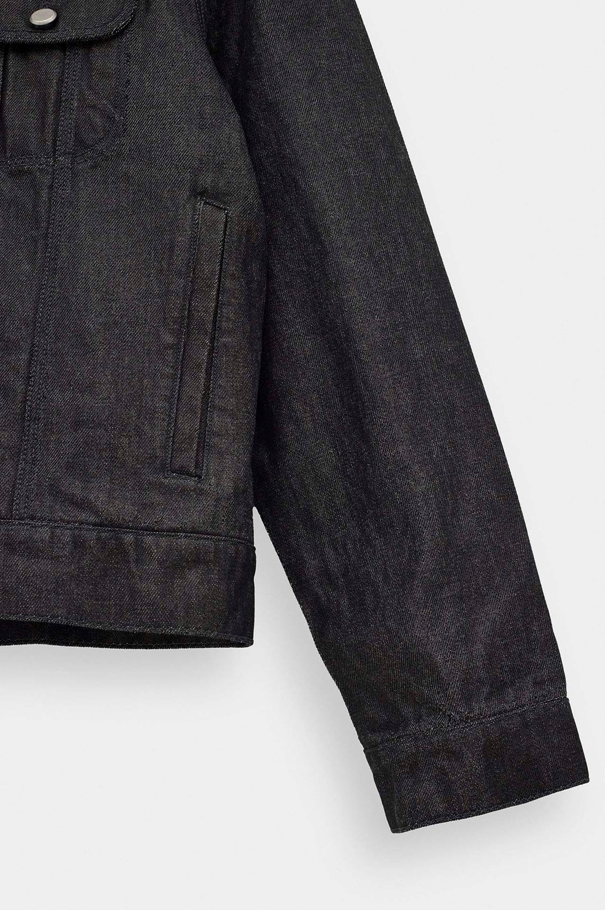 SALVAGE SİYAH DENIM CEKET - 3