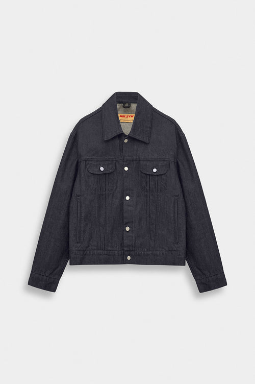 SALVAGE LACİVERT DENIM CEKET - 2