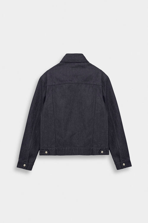 SALVAGE LACİVERT DENIM CEKET - 5