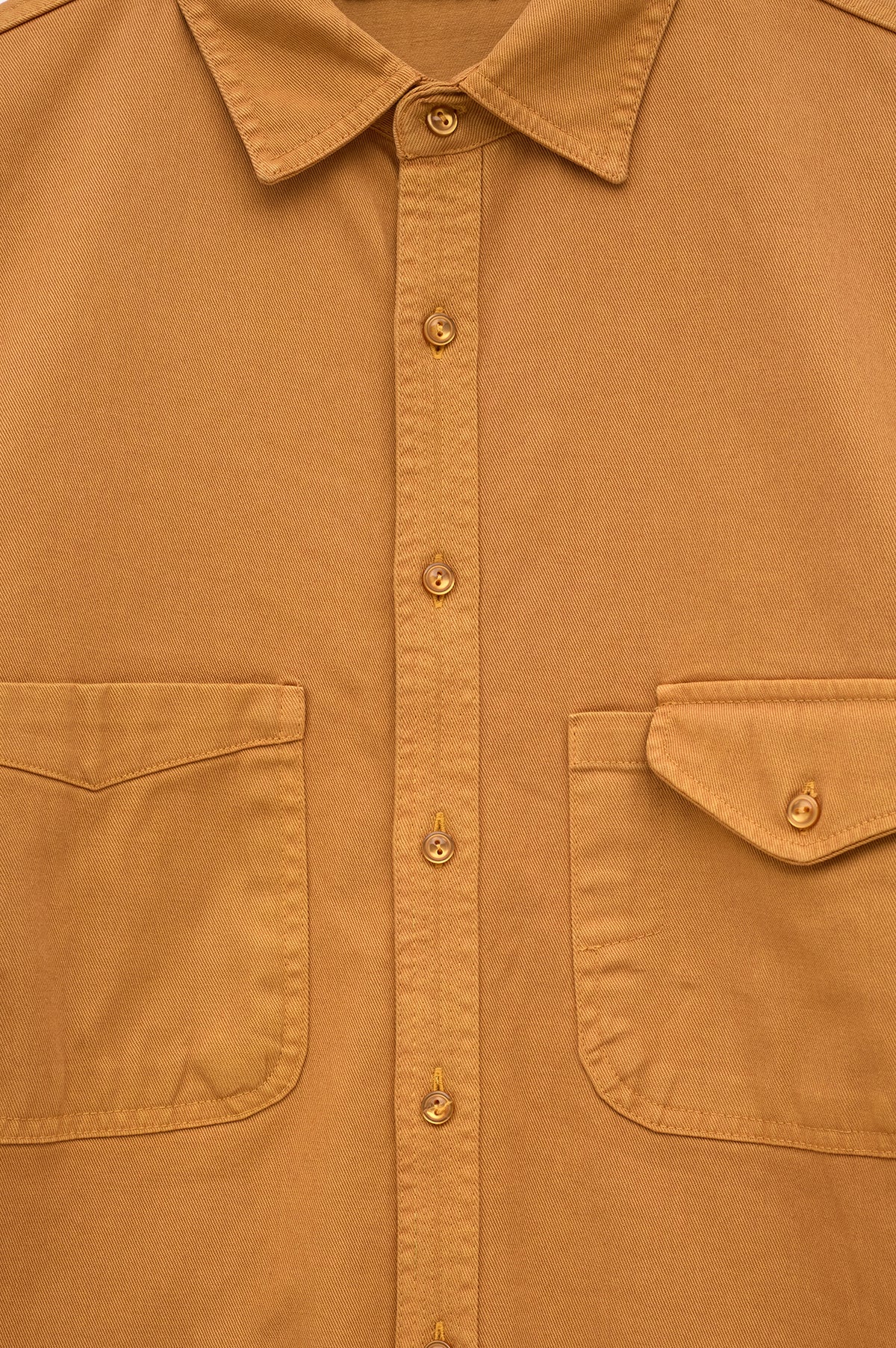 ÇİFT CEPLİ TABA GABARDIN GÖMLEK - 4