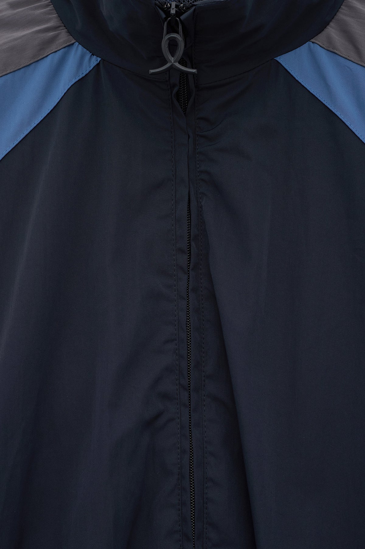 CONTRAST PANELLED NAVY TRACK JACKET - 5