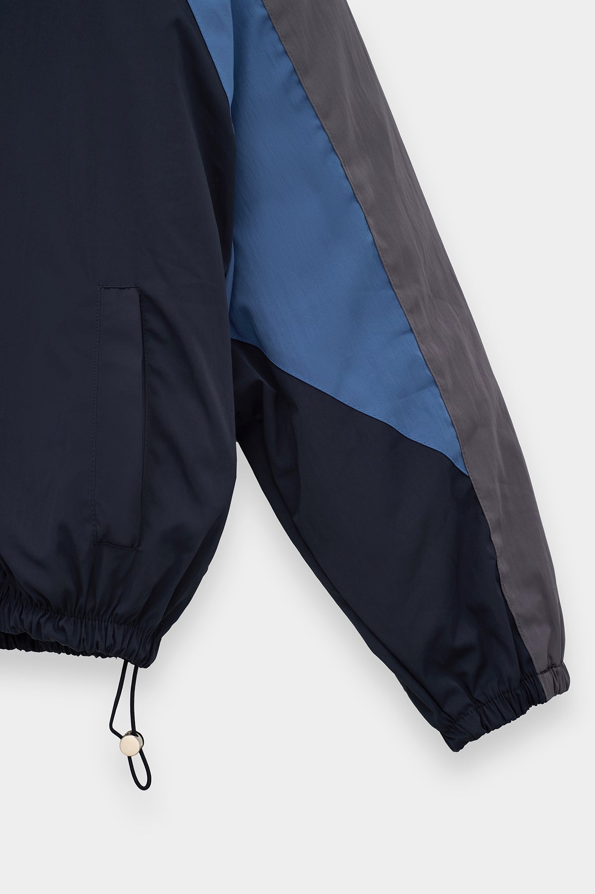 CONTRAST PANELLED NAVY TRACK JACKET - 6
