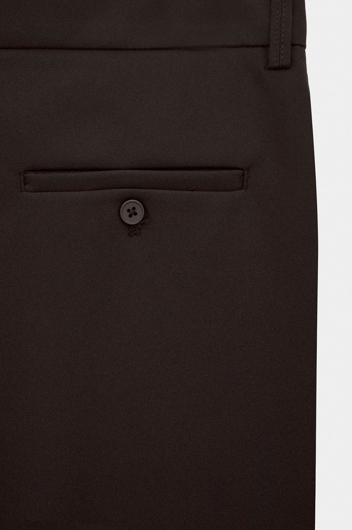 CLASSIC FLARE LEG BROWN TROUSERS - 3