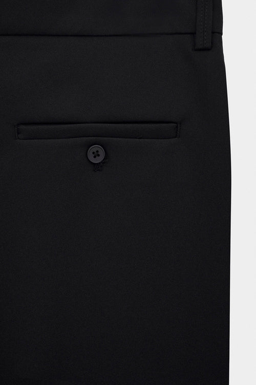 CLASSIC FLARE LEG BLACK TROUSERS - 4