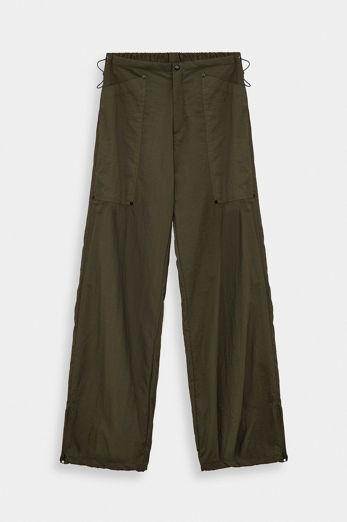 BOL CUT TECHNICAL PARAŞÜT KHAKI TROUSERS - 1