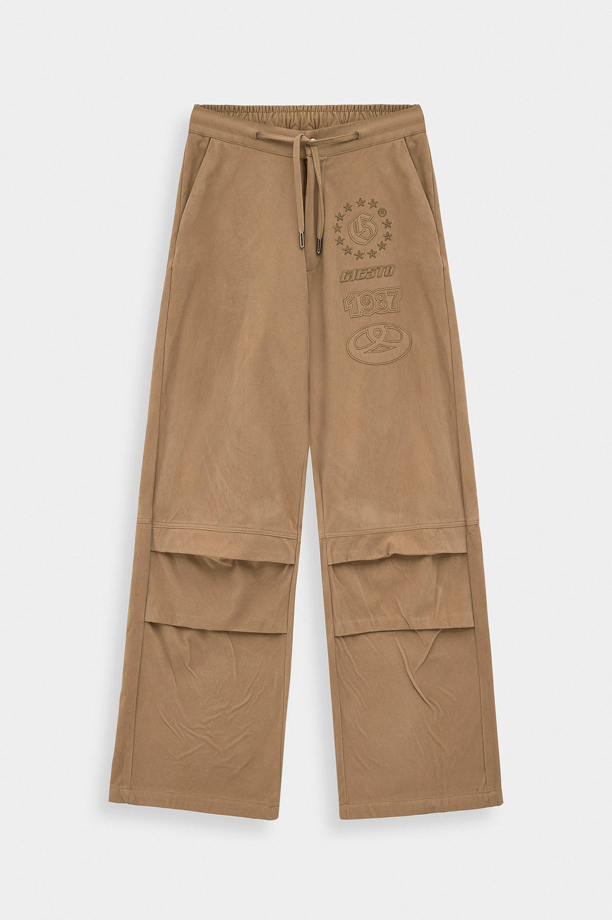 SUEDE BEIGE TRACK TROUSERS - 2