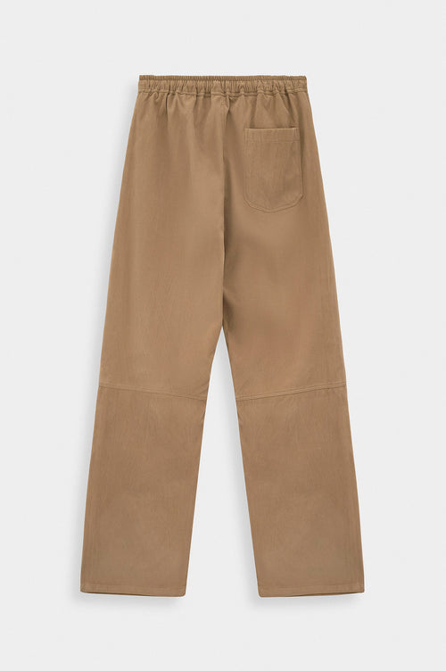 SUEDE BEIGE TRACK TROUSERS - 5