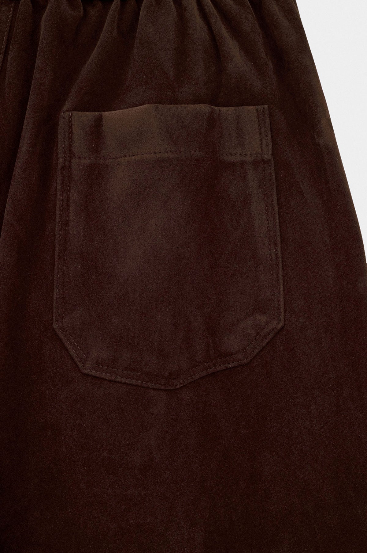 SUEDE BROWN TRACK TROUSERS - 3