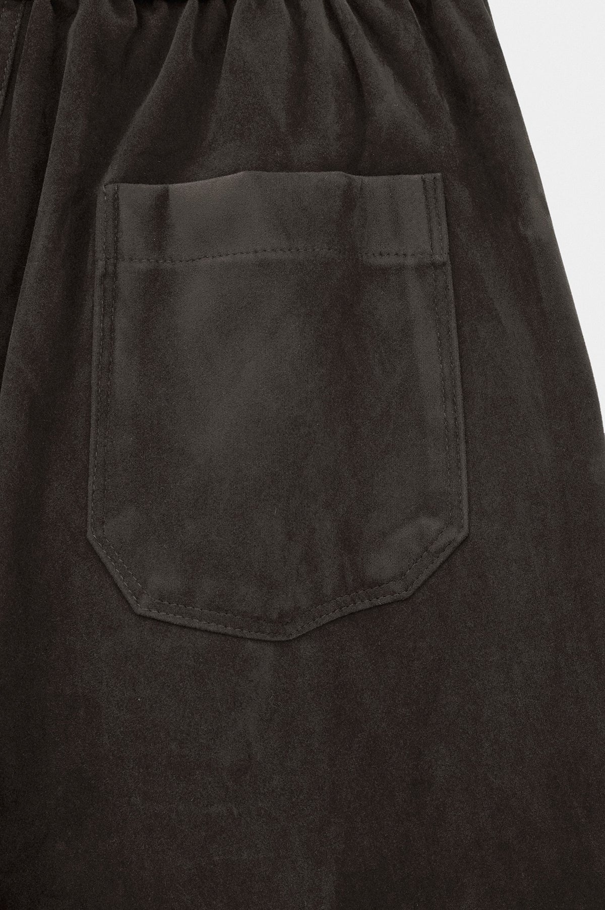 SUEDE GREY TRACK TROUSERS - 3