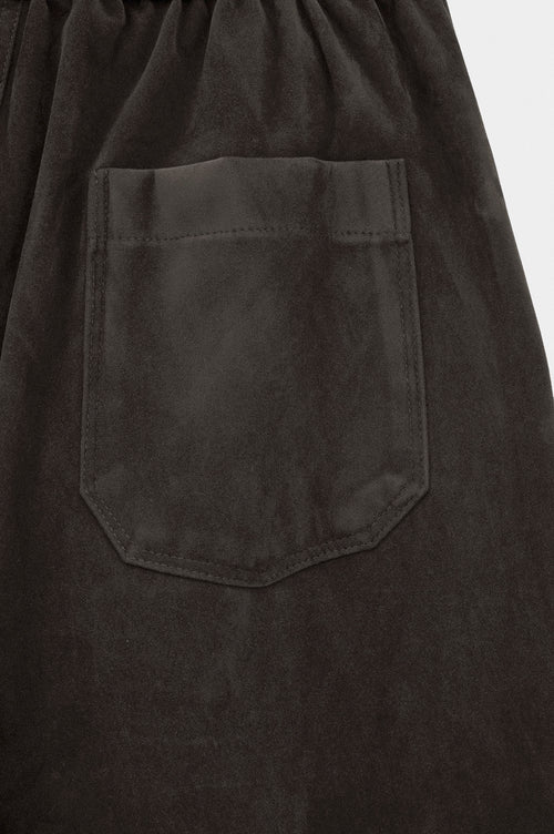 SUEDE GREY TRACK TROUSERS - 3