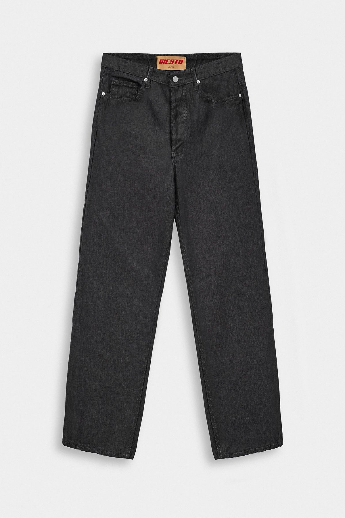 SELVEDGE REGULAR BLACK JEANS - 1