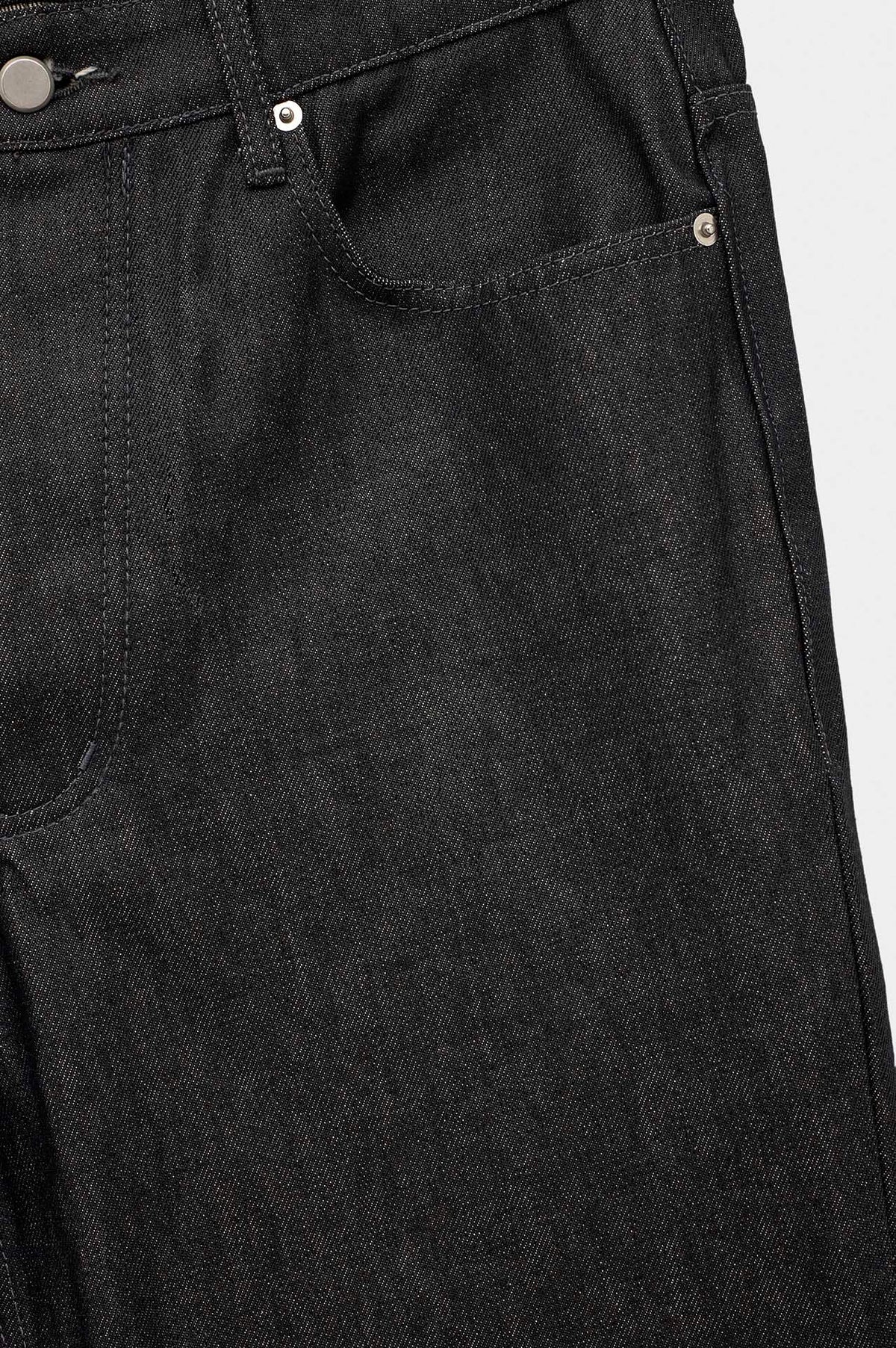 SELVEDGE REGULAR BLACK JEANS - 2