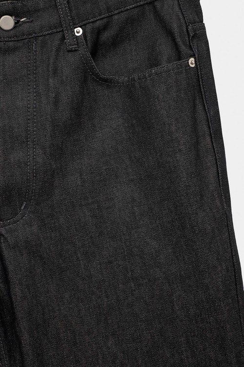 SELVEDGE REGULAR BLACK JEANS - 2