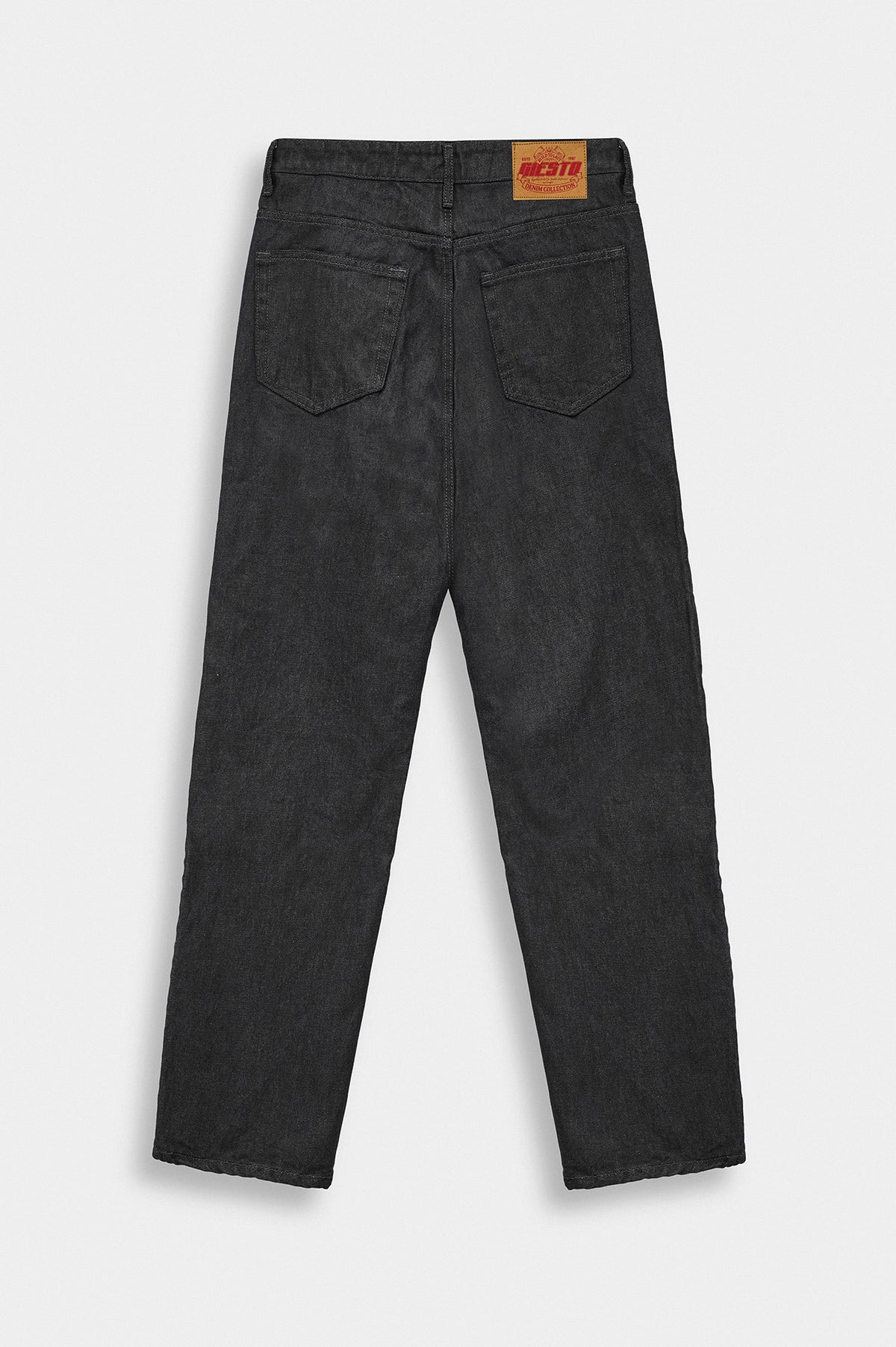 SELVEDGE REGULAR BLACK JEANS - 4