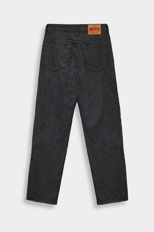 SELVEDGE REGULAR BLACK JEANS - 4