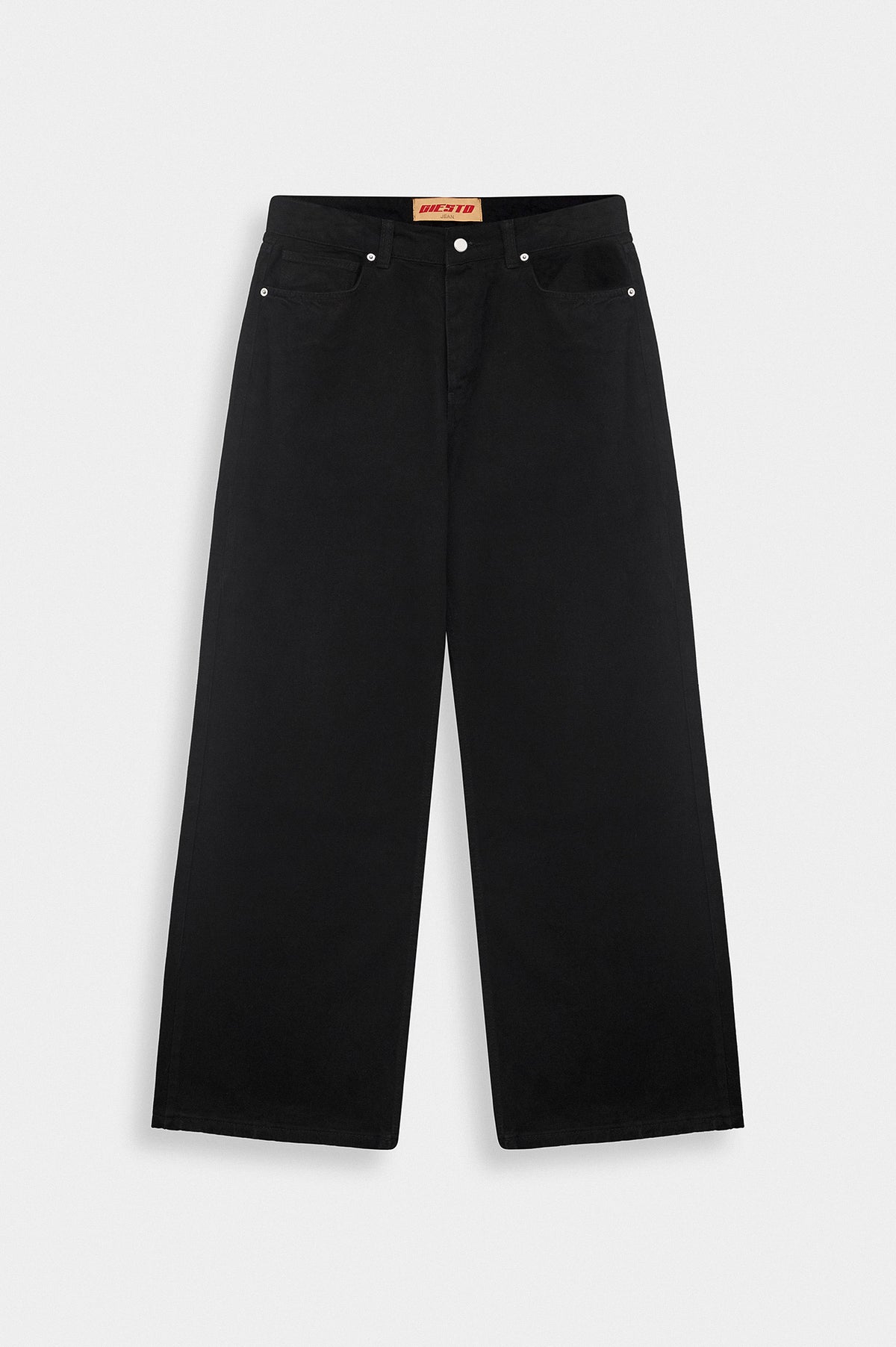 EFFECT BOOTCUT BLACK JEANS - 1
