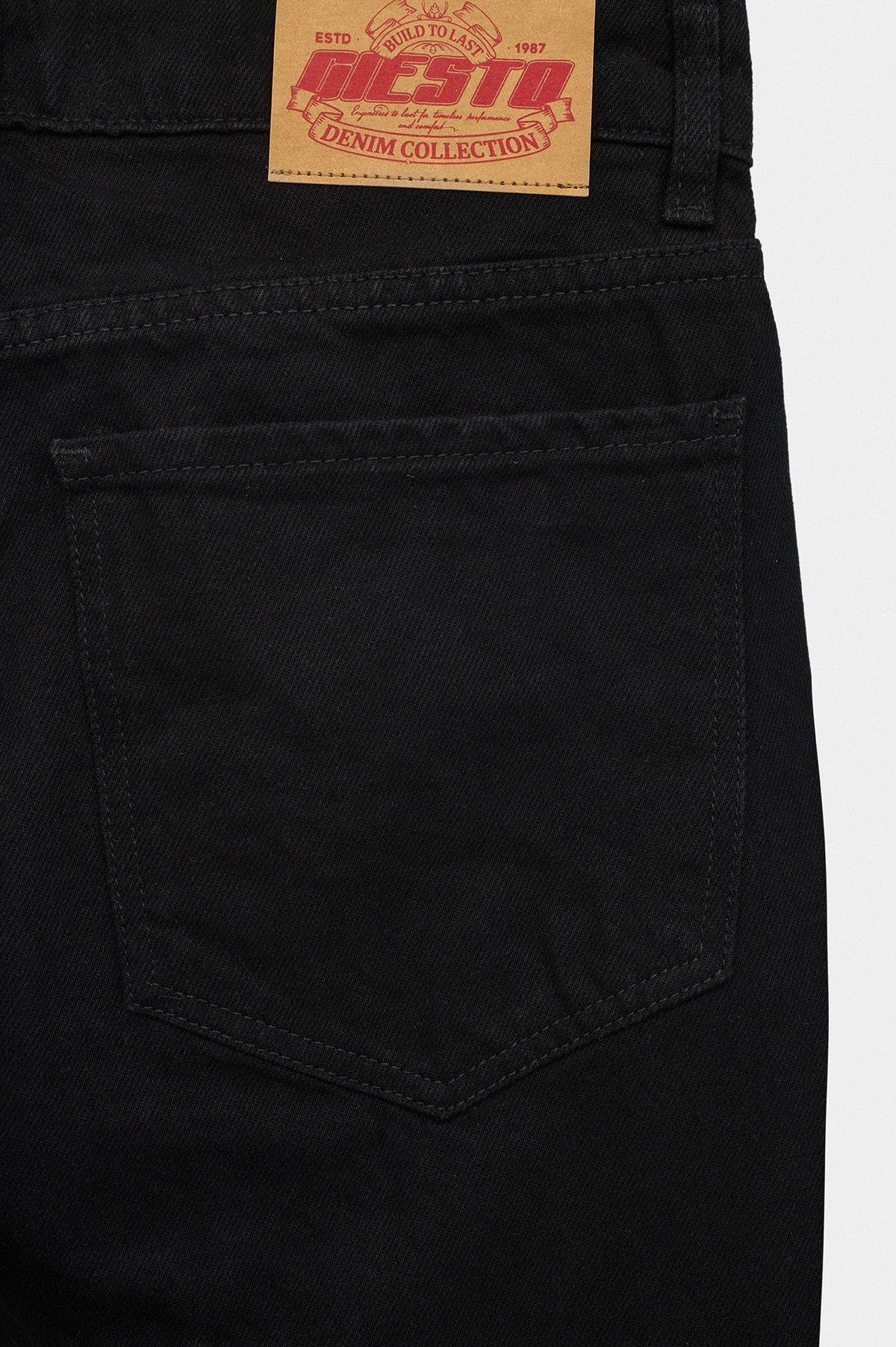 EFFECT BOOTCUT BLACK JEANS - 3