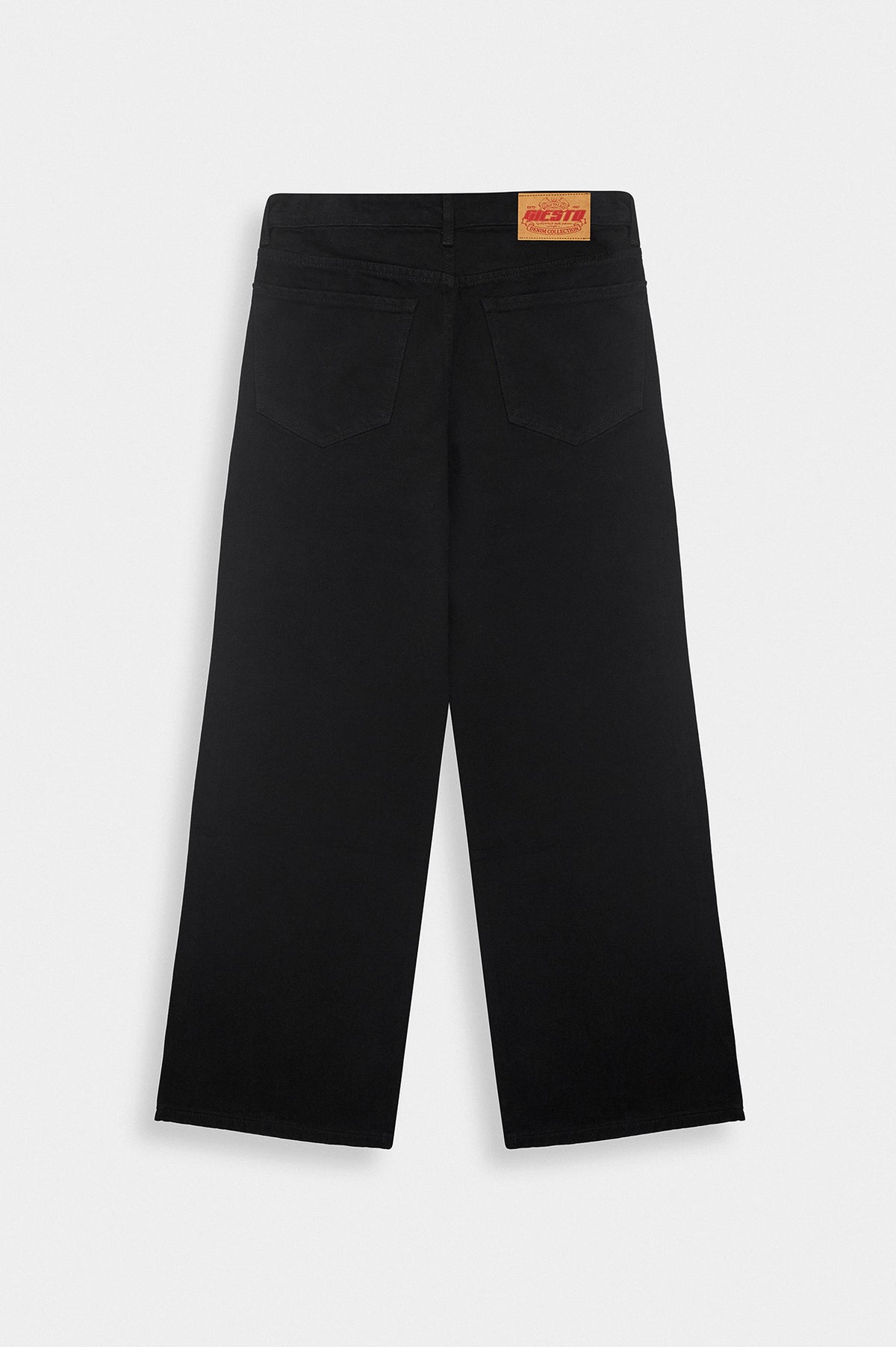 EFFECT BOOTCUT BLACK JEANS - 4