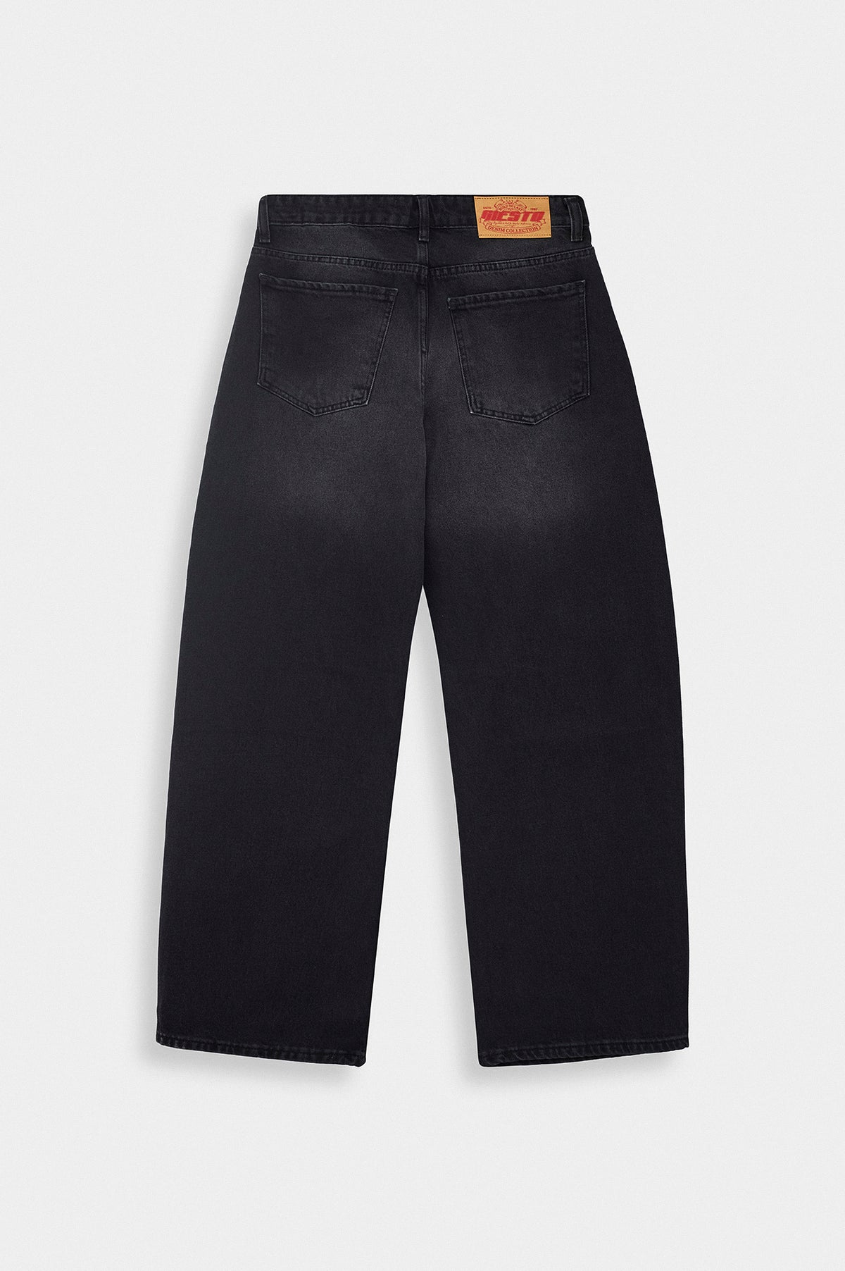EFFECT BARREL FIT BLACK JEANS - 2
