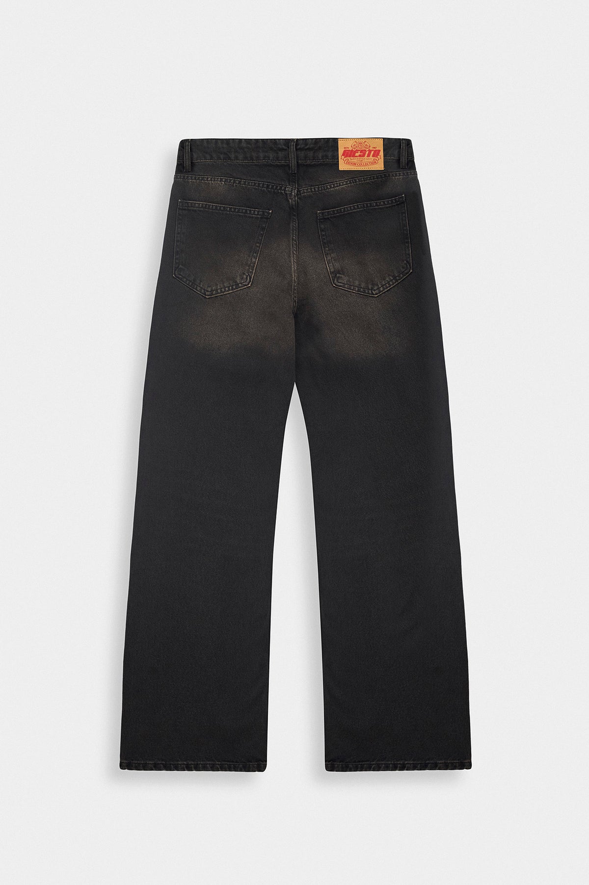EFFECT BLACK FLARE JEANS - 4