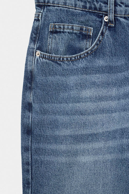 EFFECT BLUE FLARE JEANS - 4