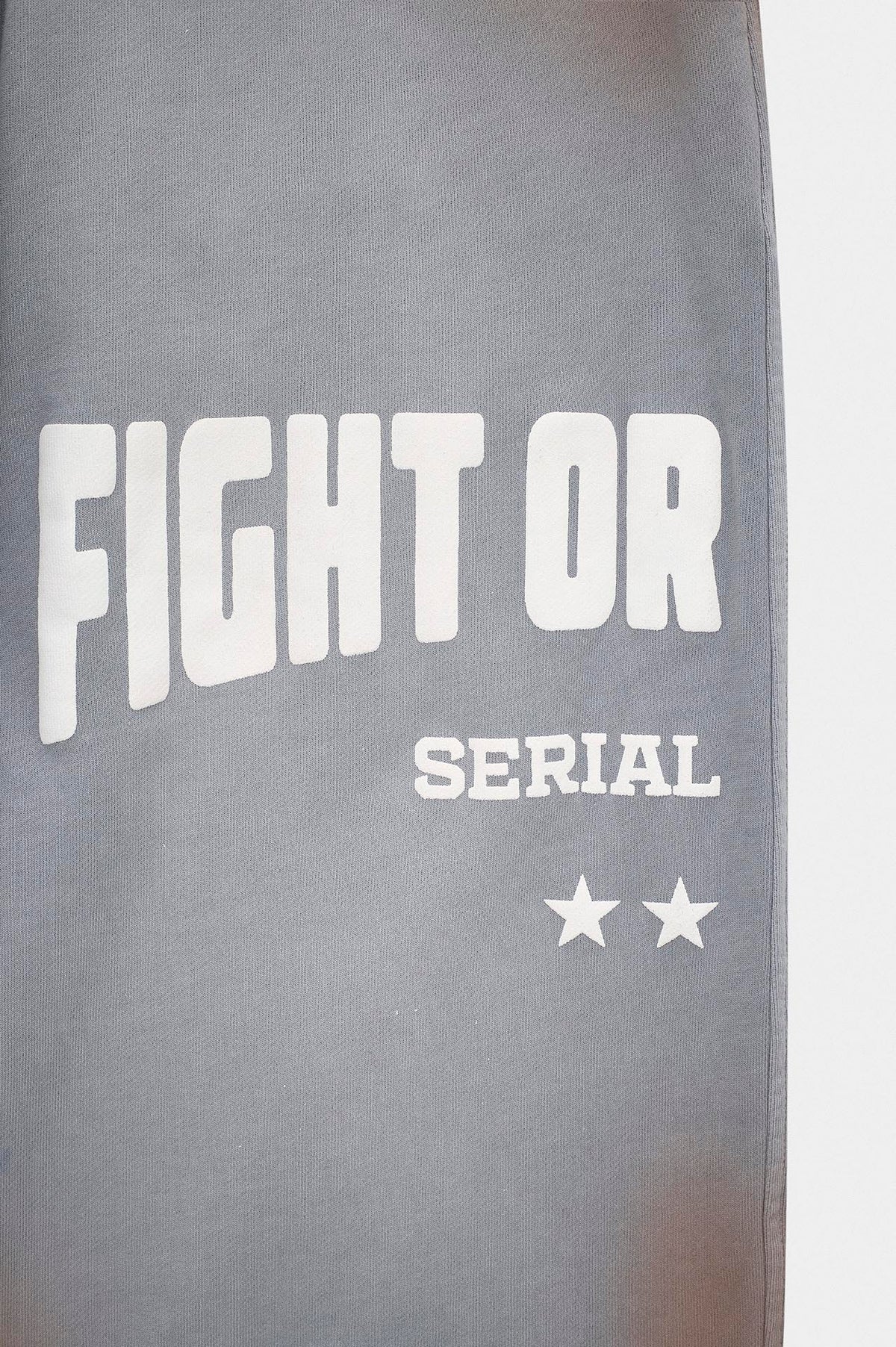 Yıkama Efektli Kapüşonlu Gri Sweatshirt - 2