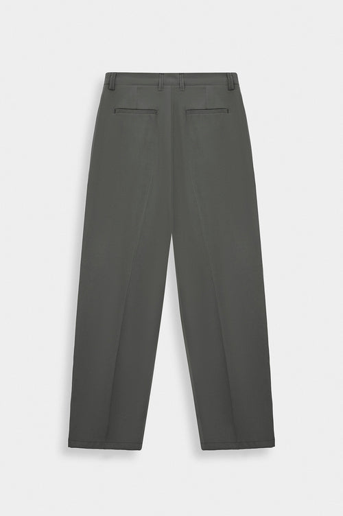 DOUBLE PILELI ANTHRACITE MODAL TROUSERS - 3
