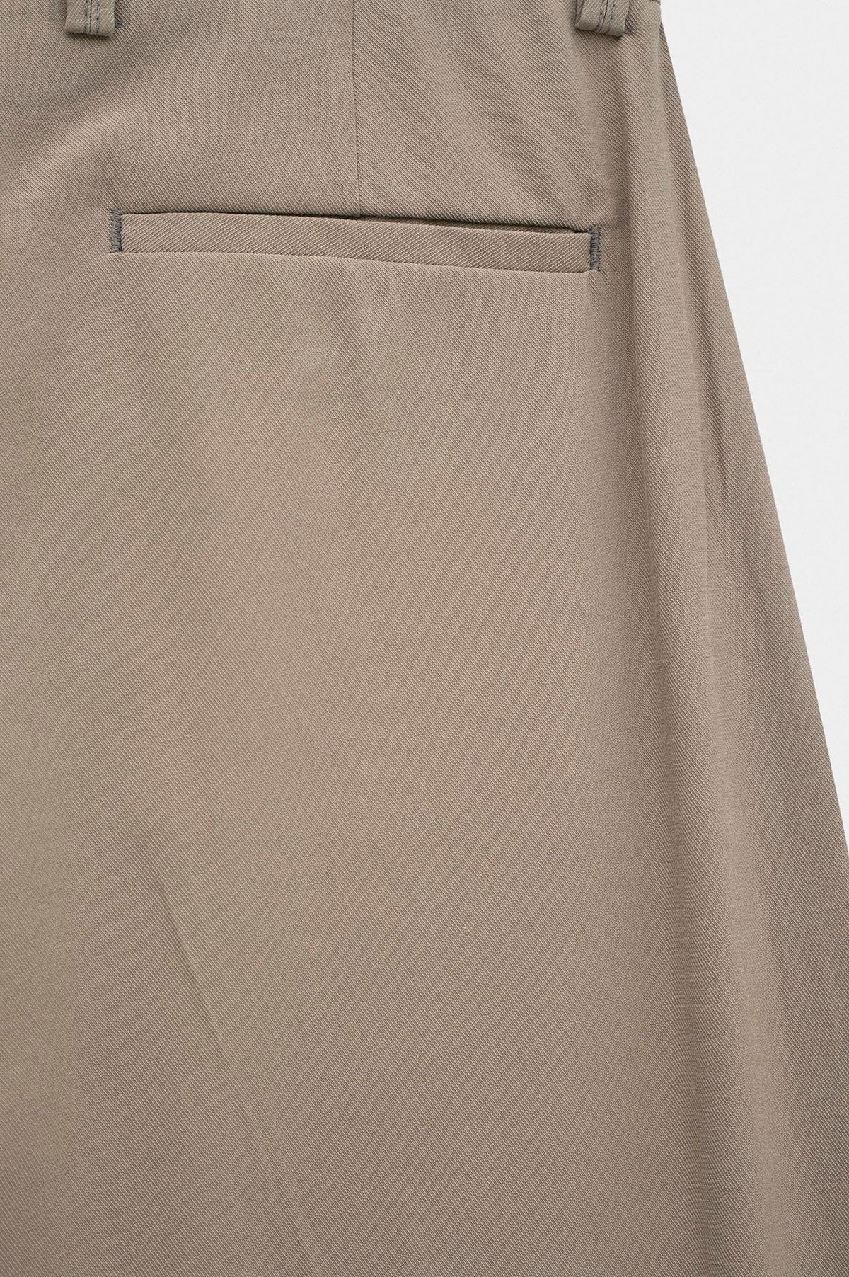 DOUBLE PILELI BEIGE MODAL TROUSERS - 4