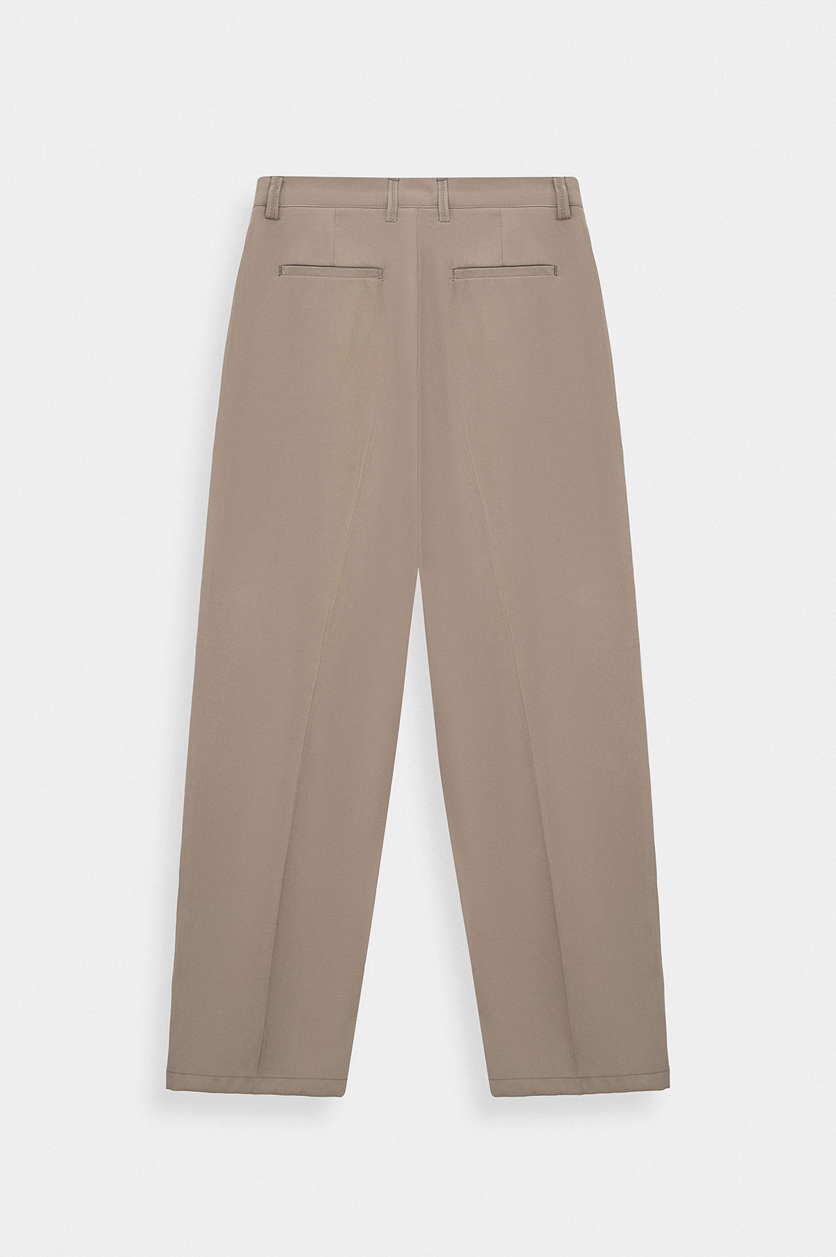 DOUBLE PILELI BEIGE MODAL TROUSERS - 3