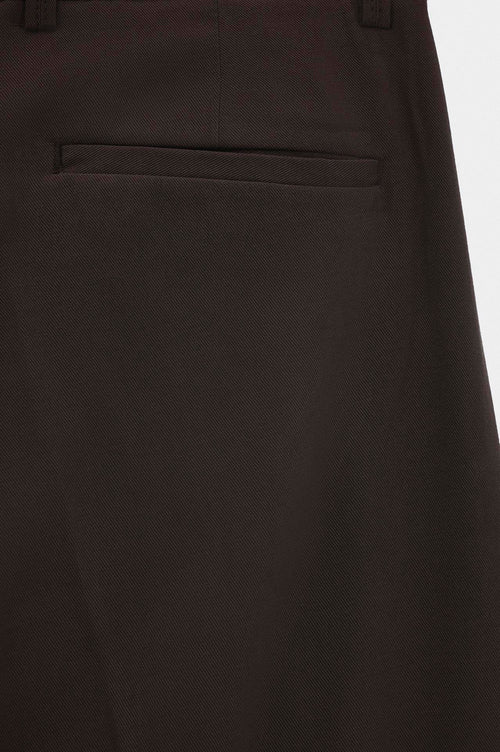 DOUBLE PILELI BROWN MODAL TROUSERS - 4