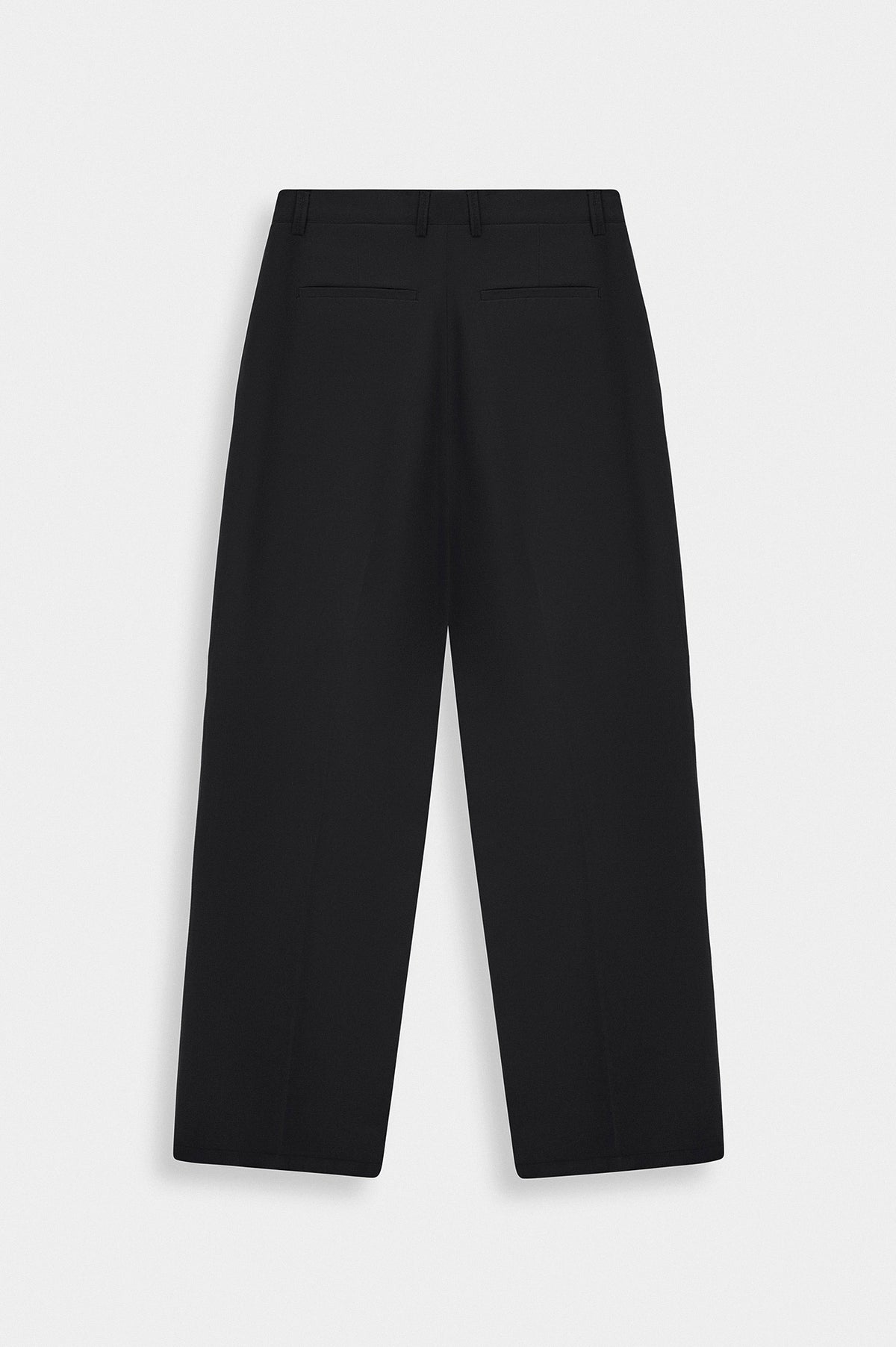 DOUBLE PILELI BLACK MODAL TROUSERS - 3
