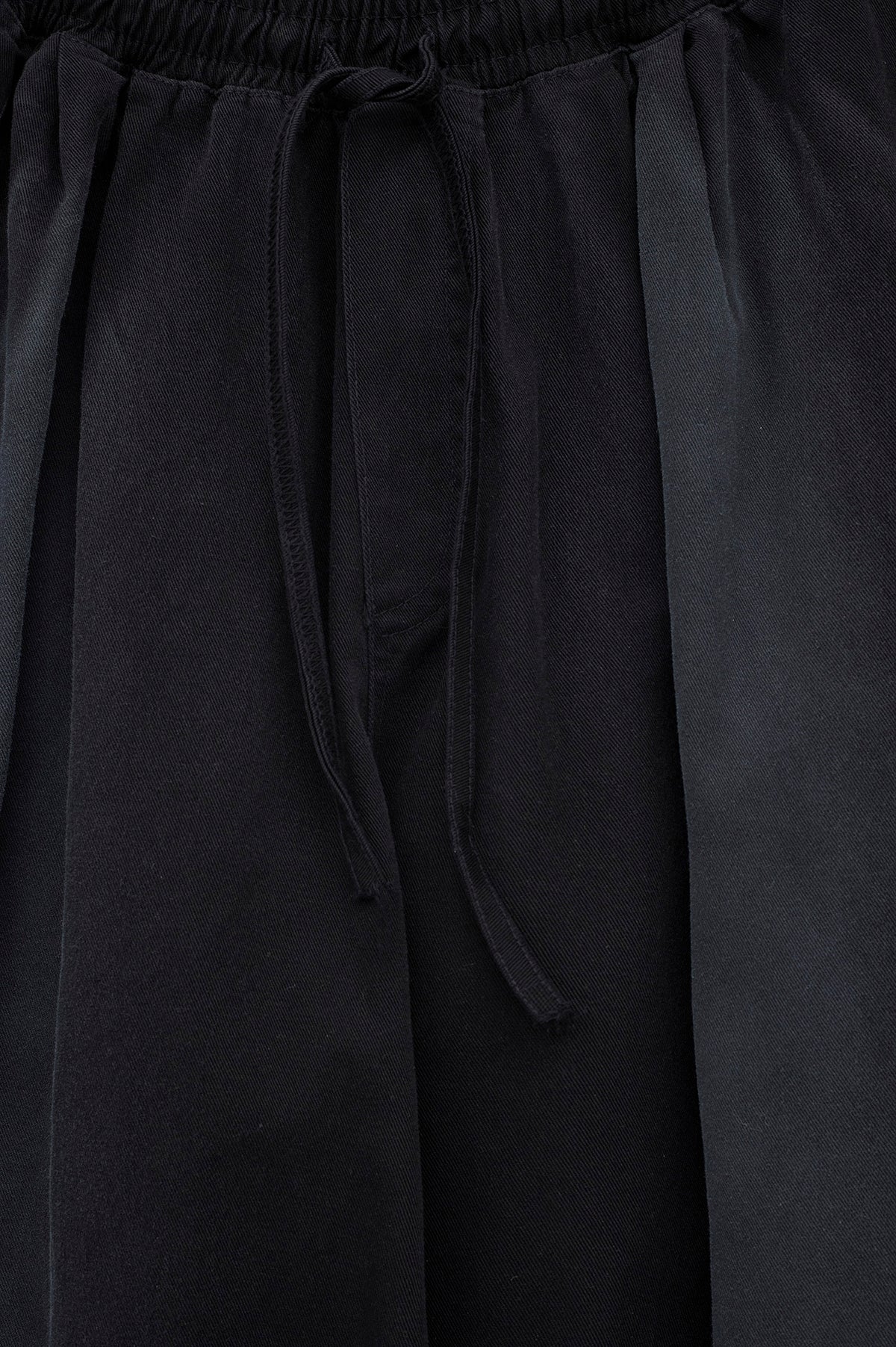 Balloon Fit Siyah Gabardin Pantolon - 6