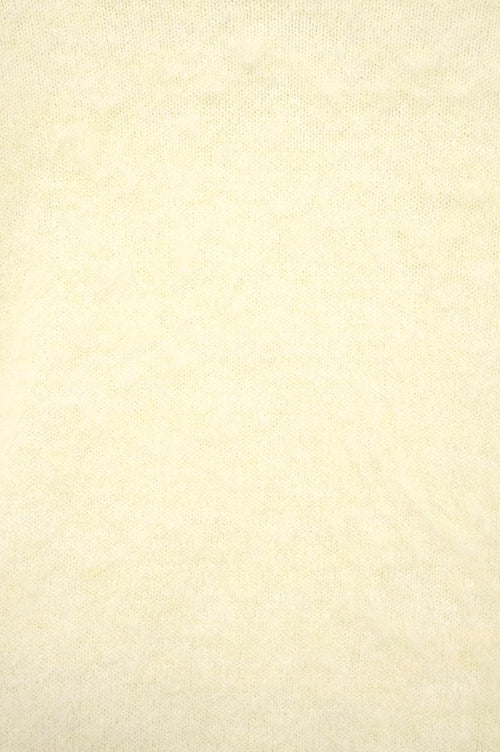 V Yaka Crop Fit Sarı Triko Kazak - 2