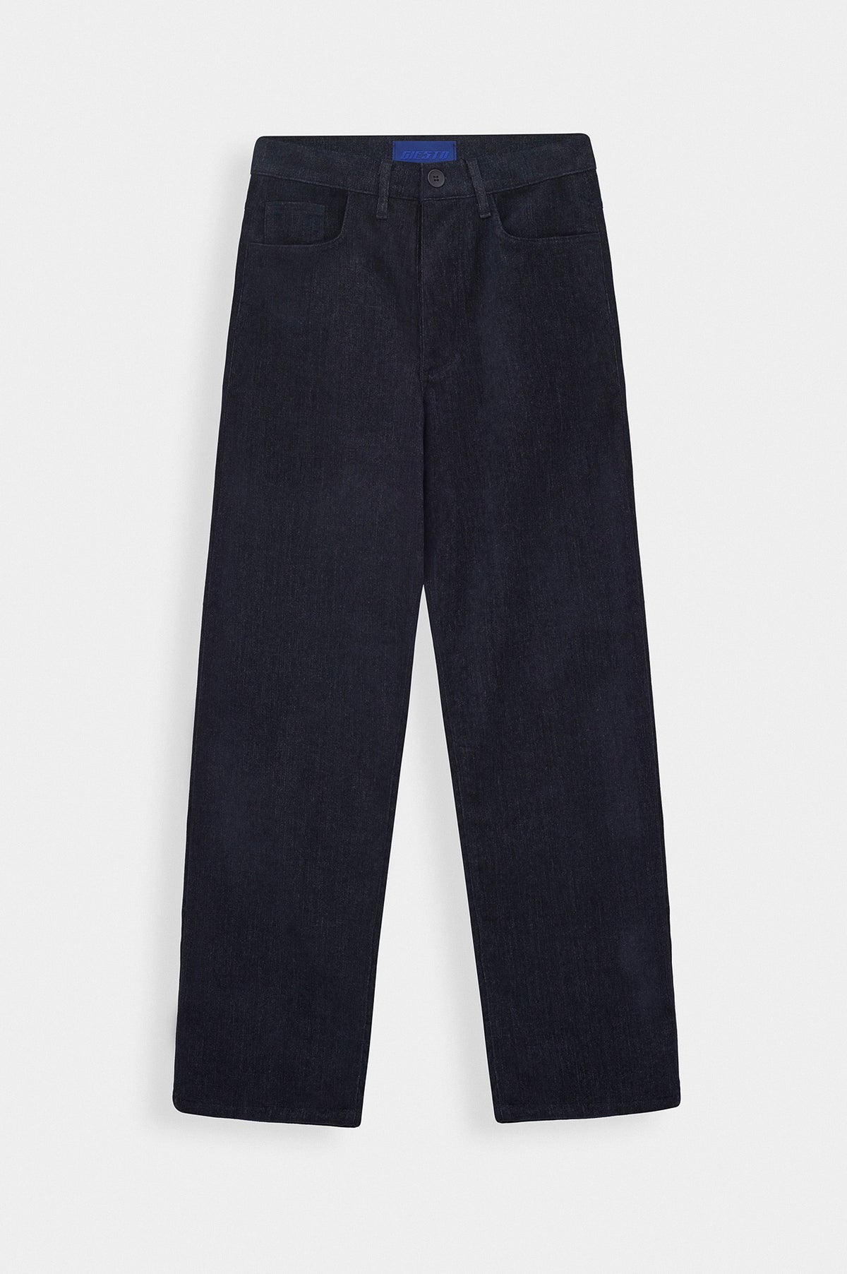 Regular Fit Dokulu Lacivert Kadife Pantolon - 1