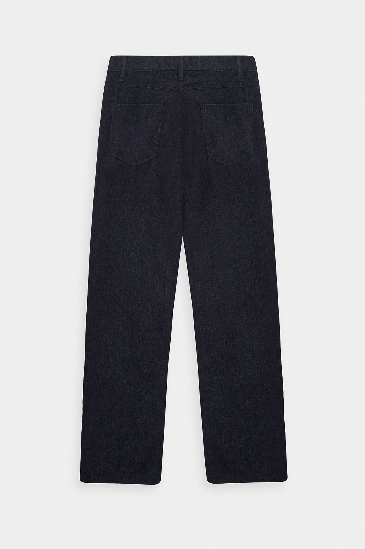 Regular Fit Dokulu Lacivert Kadife Pantolon - 4