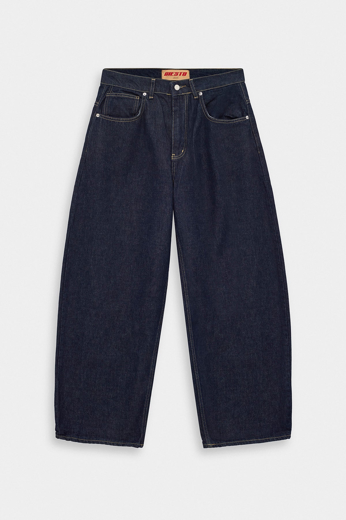 Balloon Fit Lacivert Jean - 1