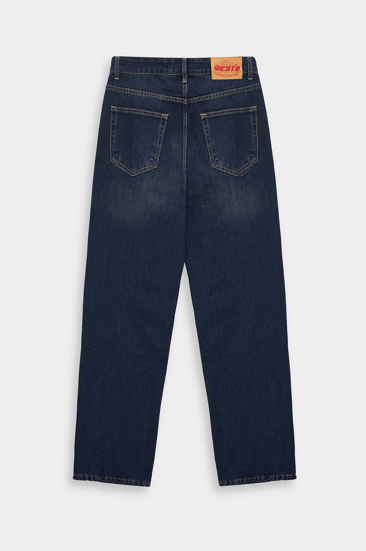 Lazer Efektli Lacivert Regular Fit Jean - 7