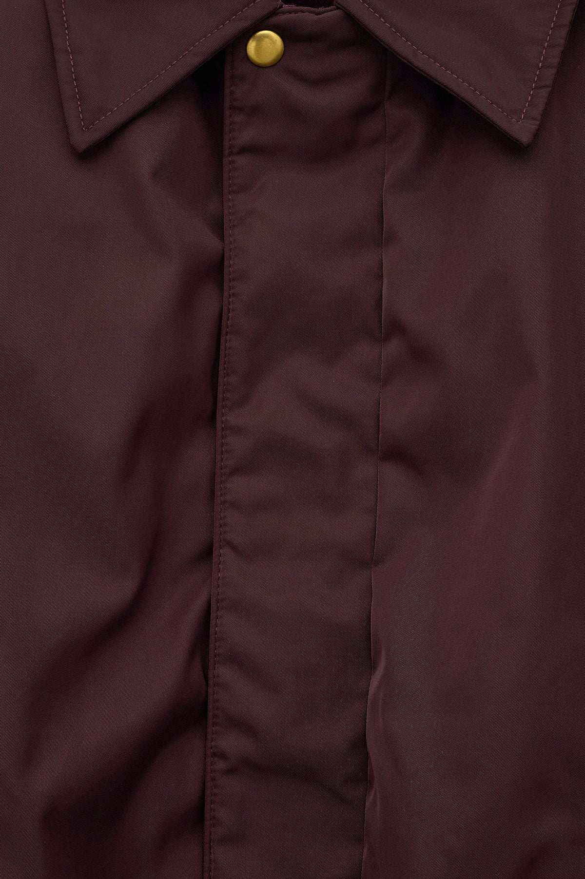BATWING SLEEVE BURGUNDY BOMBER JACKET - 2