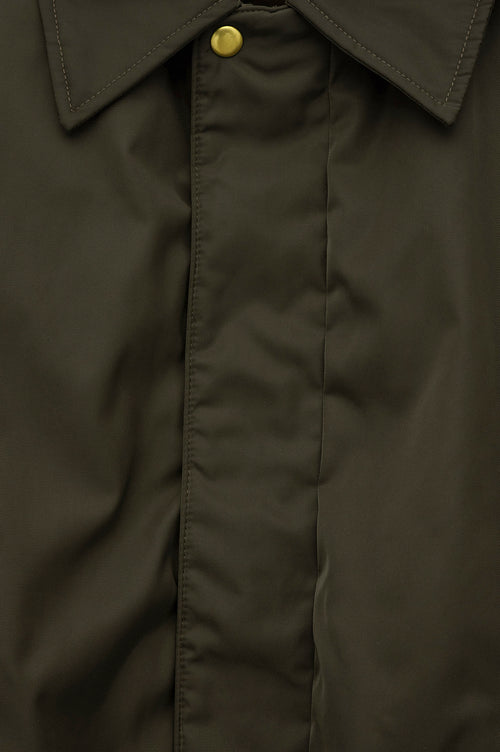 BATWING SLEEVE KHAKI BOMBER JACKET - 2