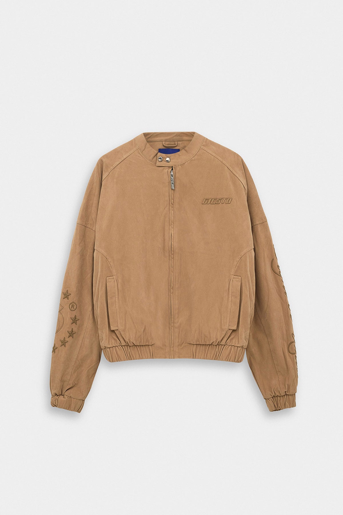 SUEDE BEIGE TRACK JACKET - 1