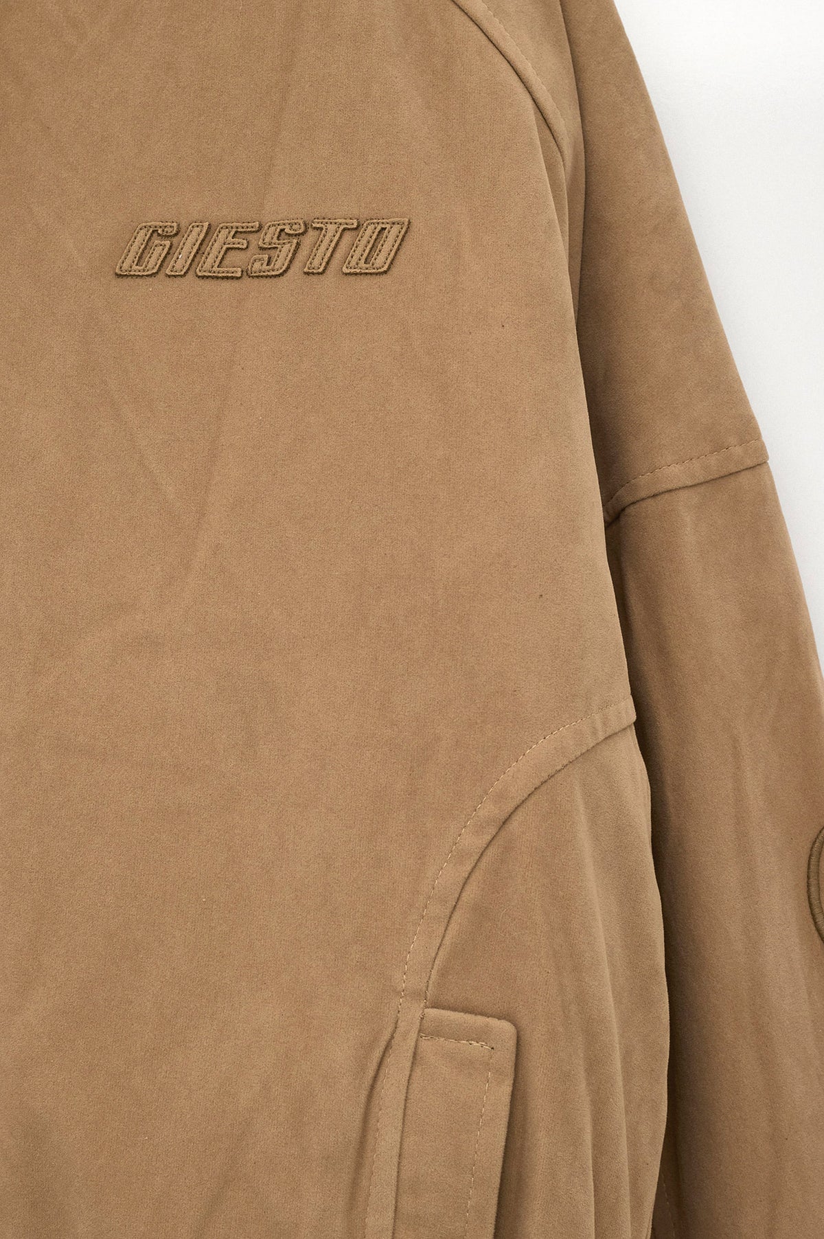 SUEDE BEIGE TRACK JACKET - 2
