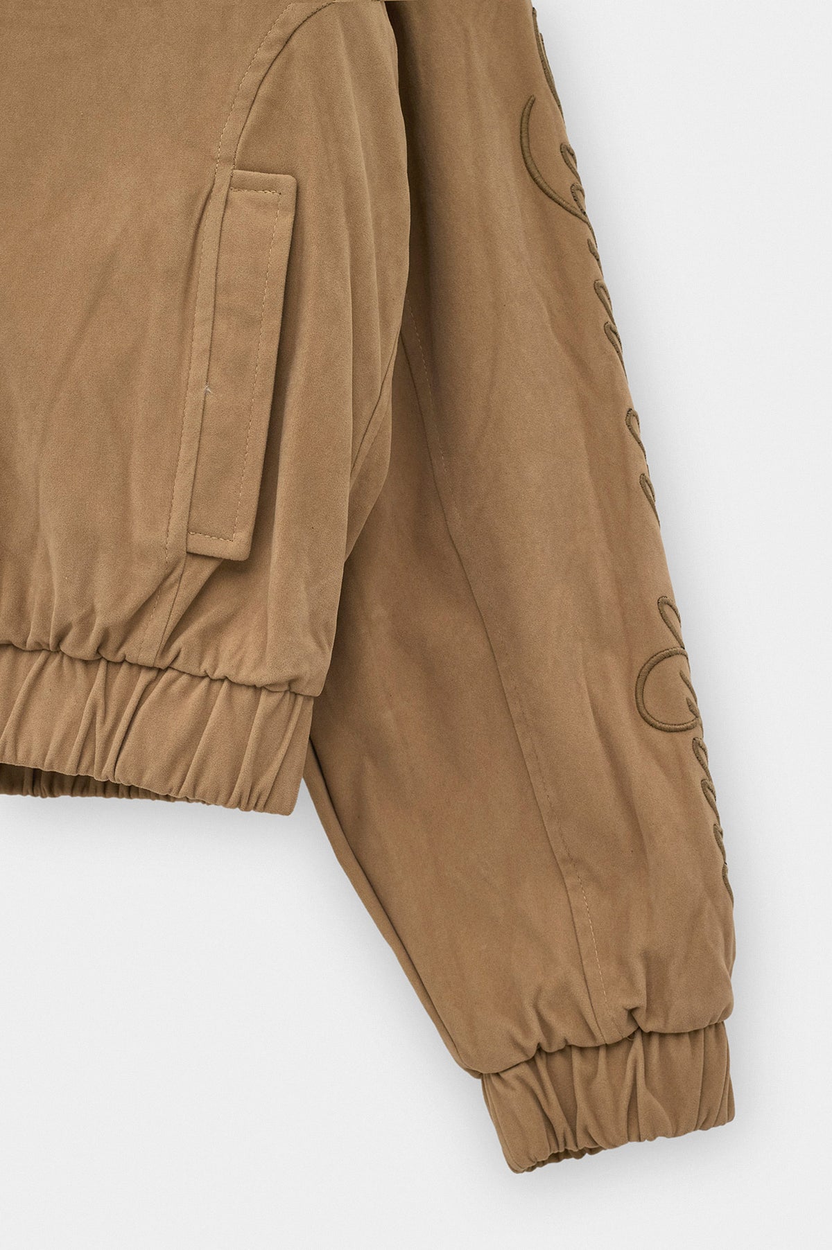 SUEDE BEIGE TRACK JACKET - 3
