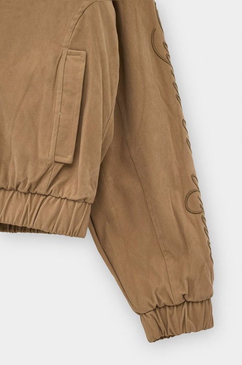 SUEDE BEIGE TRACK JACKET - 3